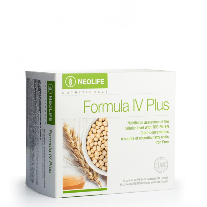 Formula IV Plus - "NeoLife" polivitaminų/mineralų mitybos papildas (60 kapsulių/tablečių)